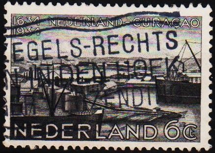 Netherlands. 1934 6c S.G.440 Fine Used