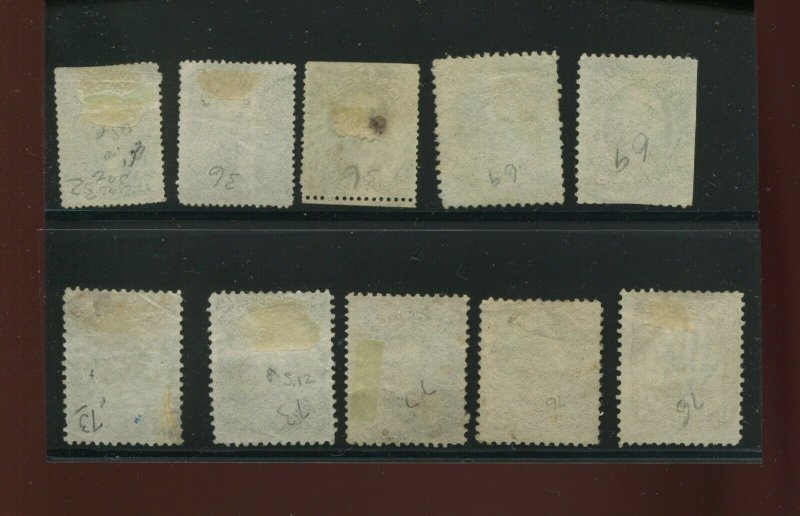 32//77 Lot of  10 Better  Used Stamps SCV $1500+  (Bx 1951)