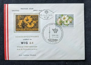 1964 Vienna Austria First Day Cover FDC