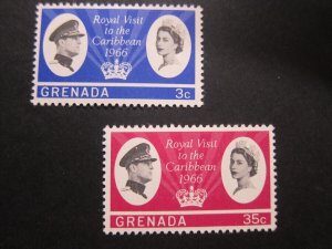 Grenada 1966 Sc 213-214 set MNH