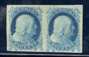 US SCOTT #40P5 PAIR PROOF SCV $1,500 (4/3/24 GP)