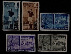 Italy col. 46-50 MNH Football-34 SCV297.50