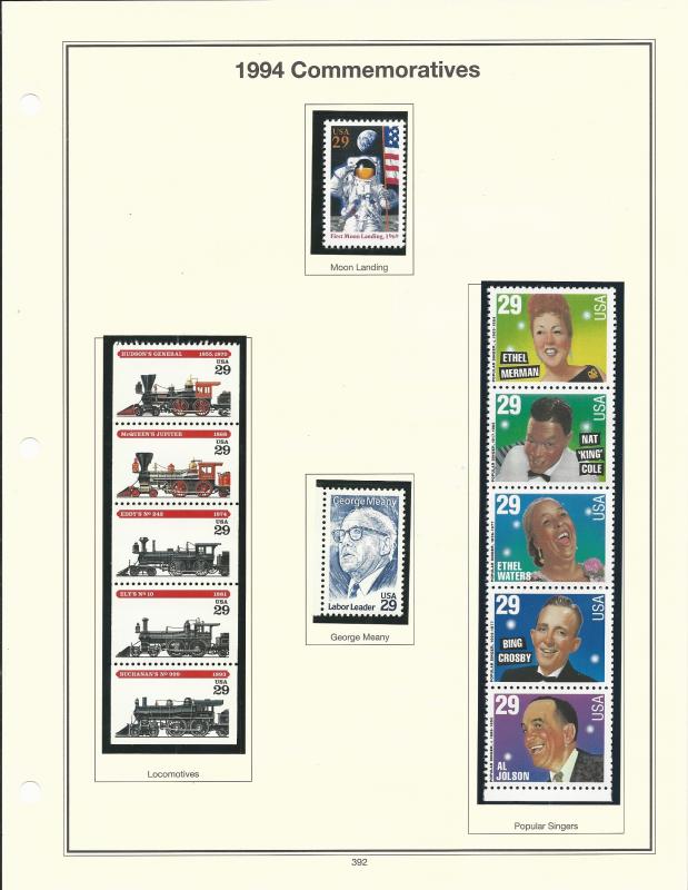 United States 1994 Commemoratives