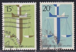 UN - NY # 314-315, Int'l Court of Justice, Used