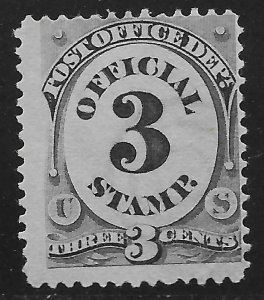US #O49 3c Post Office Official