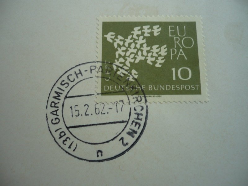 Europa 1961 - Germany - Fluorescent Issue - First Day Cover