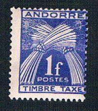 French Andorra J33 MLH Postage Due overprint (BP8230)
