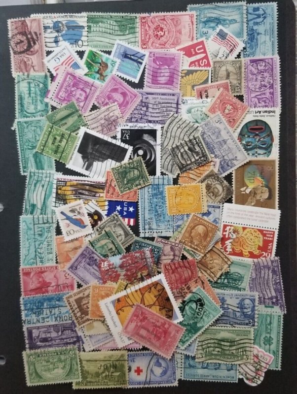 US 100 Different Used Stamp Lot Collection T6065