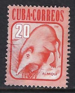 Cuba 2460 VFU FAUNA L542-3