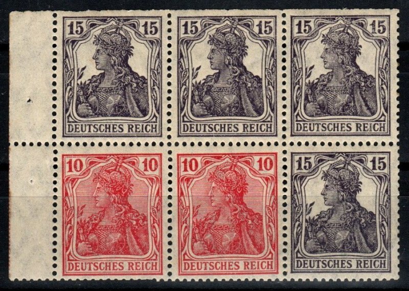 Germany #100c  MNH Booklet Pane CV $330.00 (A278)