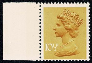 GB 10½p yellow FCP/PVAD 2B. Solid All Over Phosphor. Marginal single