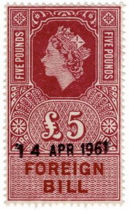 (I.B) Elizabeth II Revenue : Foreign Bill £5