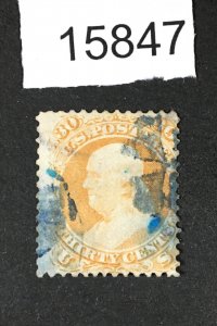 MOMEN: US STAMPS # 71 USED $250 LOT #15847