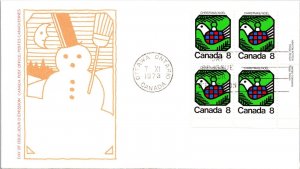 Canada 1973 FDC - 4 x 8c - Canada Post Office - Ottawa, Ont - J8882