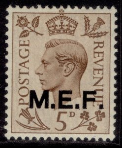 BRITISH OC OF ITALIAN COLONIES GVI SG M5, 5d brown, M MINT.