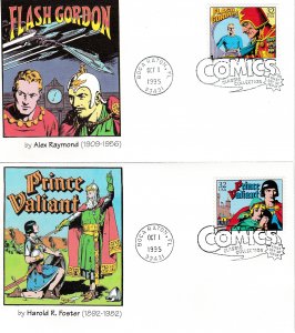 United States # 3000, Comic Strip Classis Collection, Fleetwood First Day Covers