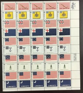 1345-1354  Historic Flags DO NOT TREAD ON ME   6 c Sheet of 50 MNH