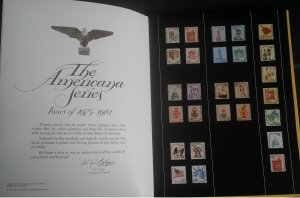 Americana Series Issues of 1975-1981 USPS Hardcover with Stamps 