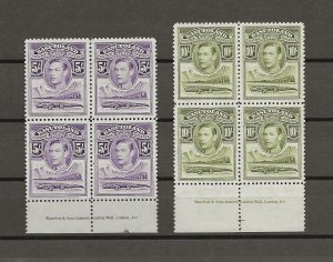 BASUTOLAND 1938 SG 18/28 MNH Cat £520