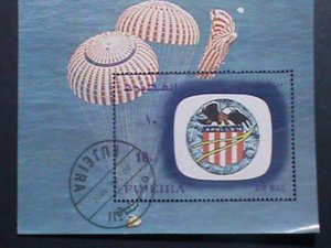 ​FUJEIRA-AIRMAIL 1972 APOLLO 16TH RETURN TO THE EARTH CTO S/S VERY FINE