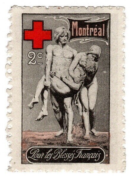 (I.B) Canada Cinderella : Montreal Red Cross 2c (Delandre)