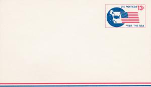 U.S. # UXC8, Visit the USA, Postal Card