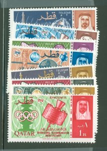 Qatar #61-68 Unused Single (Complete Set)