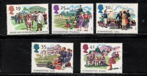 GREAT BRITAIN Scott # 1572-6 MNH - Summertime Events