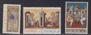Greece # 988-991, St. Cyril & St. Methodias, NH, 1/2 Cat.