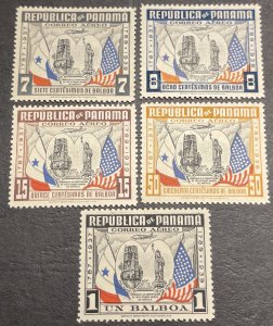 PANAMA # C49-C53--MINT NEVER/HINGED--COMPLETE SET--AIR-MAIL--1938