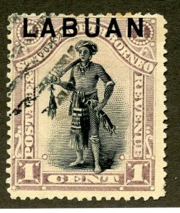 Labuan, Scott #49b, cto