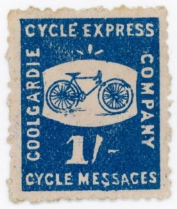(I.B) Australia Cinderella : Coolgardie Cycle Express 1/-