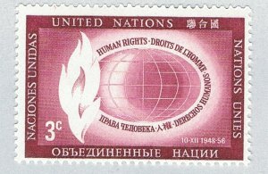 UN NY 47 MNH World and flame 1956 (BP84702)
