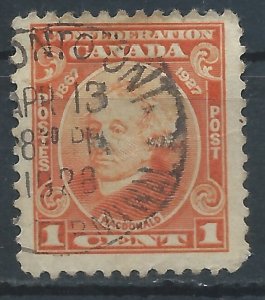 Canada 1927 - 60th Anniversary of Confederation (1c Macdonald) - SG266 used