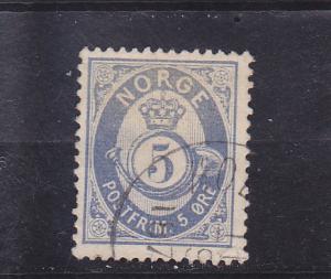 Norway  Scott#  24  Used