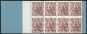 SWEDEN Sc. 596a Carl Gustaf Pilo 1961 MNH booklet