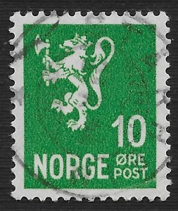 Norway #167 10o Lion Rampant