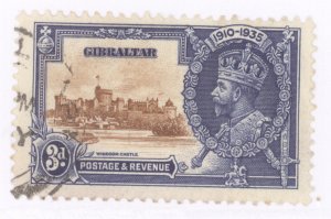 Gibraltar, Scott #101, Used