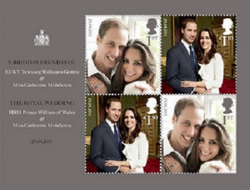 GREAT BRITAIN - SC# 2901 WEDDING OF Prince William and Catherine Middleton S/S