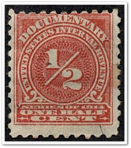 R195 1/2¢ Documentary Stamp (1914) Used