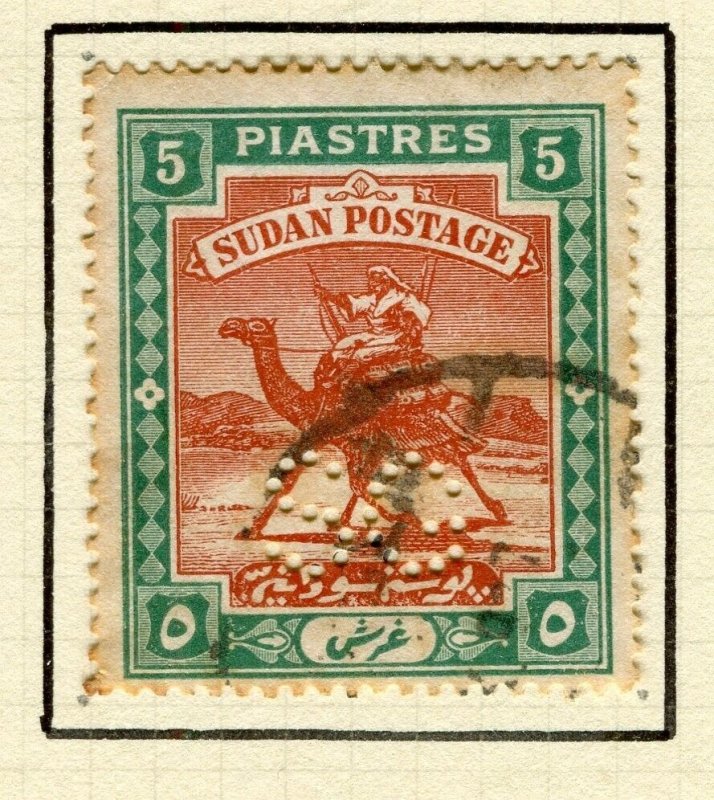 BRITISH E.AFRICA PROTECTORATE; Camel Rider Issue 1913 OFFICIAL used 5Pi.