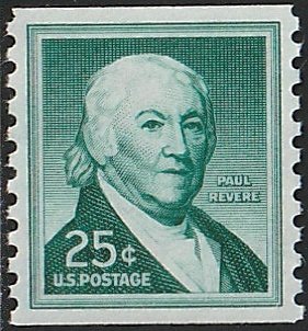 1059Ab MNH single Paul Revere, tagged, shiny gum - no per item S&H fee