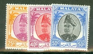 FJ: Malaya Selangor 80-5, 87-91 MNH CV $37.40; scan shows only a few