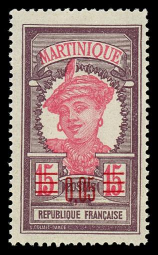 Martinique 110 Unused (MH)