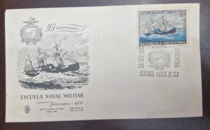 CMI) 1967. ARGENTINA. OLD SHIP. 95TH ANNIVERSARY. NAVAL MILITARY SCHOOL. XF