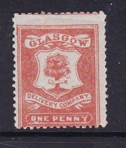 Glasgow Delivery Company 1d Stamp Local issue MLH VGC