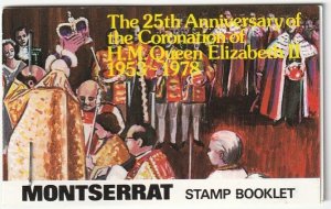 Montserrat 385-388 Complete Booklet MNH Queen Elizabeth Coronation Anniversary