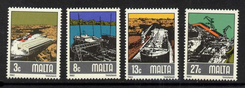 Malta 608-11 MNH - Ships