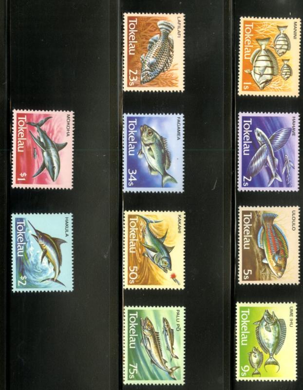 Tokelau 104-113 MNH SCV $8.45