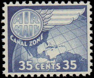 Canal Zone #C31, Incomplete Set, 1958, Never Hinged